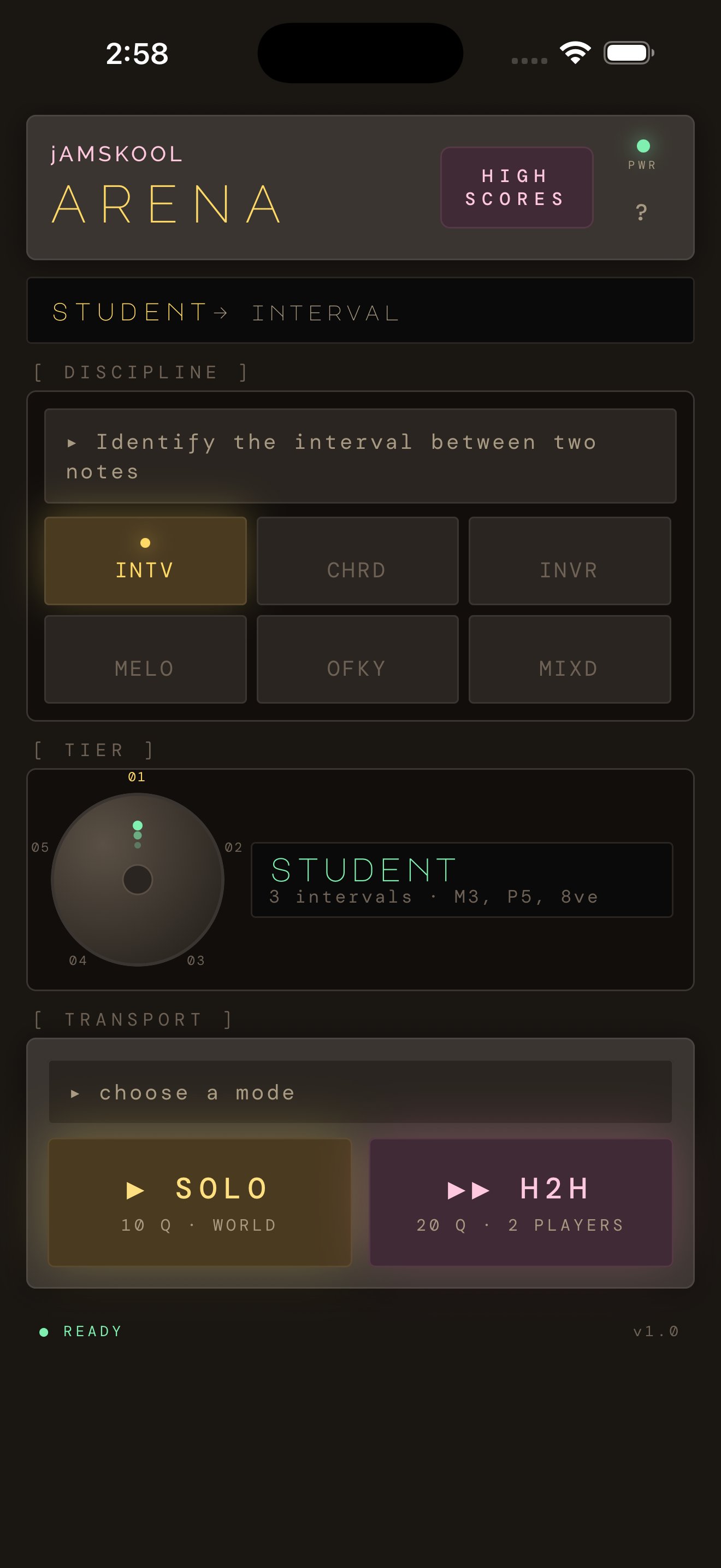 jAMSKOOL Arena — Lobby